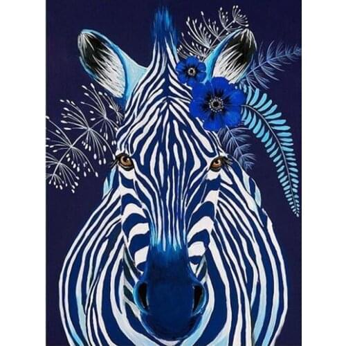5d diy animals diamond painting zebra full round rhinestone embroidery picture puzzle diamond art drawing wall sticker decor