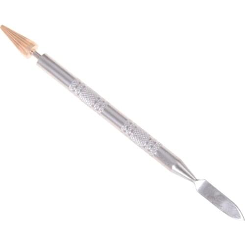 DIY Leather Craft Tools Edge Treatment Roller Durable Glue Smear Sealing Oil Brush Edge Oil Painting Pen Double Side