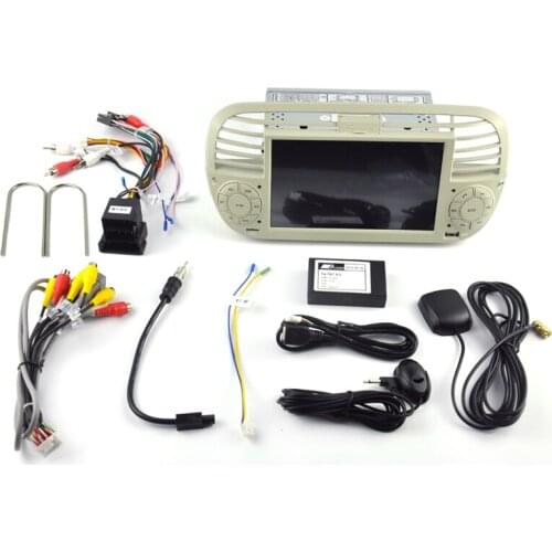 Long Life Span Quad-Core Android 10 Car Multimedia Player For FIAT 500 Car Gps Navigation MP3 MPT Bluetooth