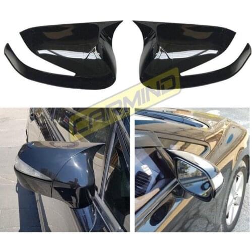 For Honda Civic FD6 Bat Mirror Cover Bright Black Right and Left Hand Set