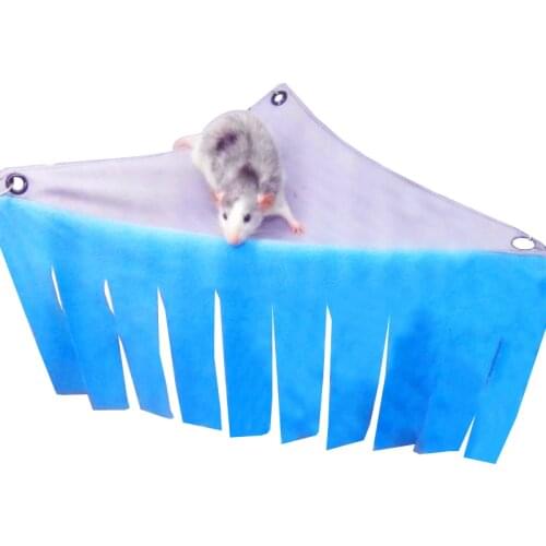 Hamster House Hamster Cage Accessories Small Animal Pet Tassel Corner Nest Cage For Rabbit Hamster Guinea Pig Ferrets Rat