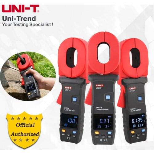 UNI-T UT272+ UT273+ UT275+ Clamp Earth Ground Tester/loop resistance tester/clamp ammeter USB communication