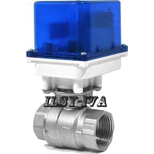G1" brass fixed-type Motorized Ball Valve,DN25 DC12V/24V electric ball valve