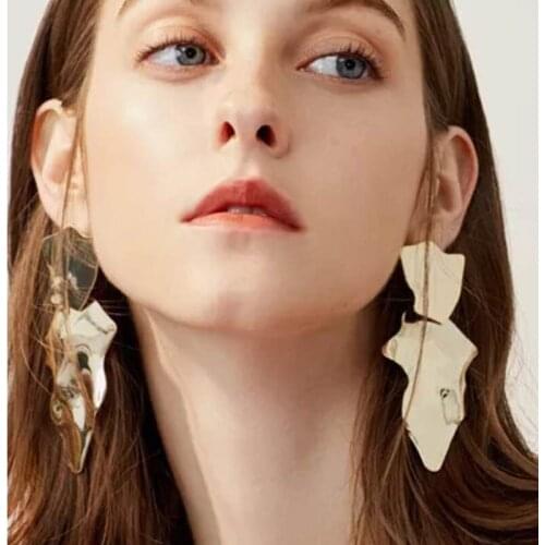 JERPVTE Women's Gold Earrings