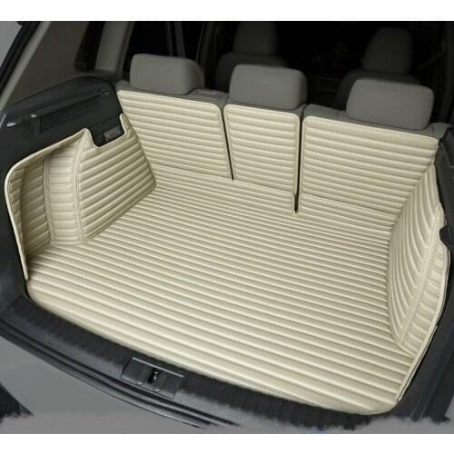 Full Covered Waterproof Boot Carpets Durable Custom Special Car Trunk Mats for Volkswagen Passat Phaeton Magotan Scirocco
