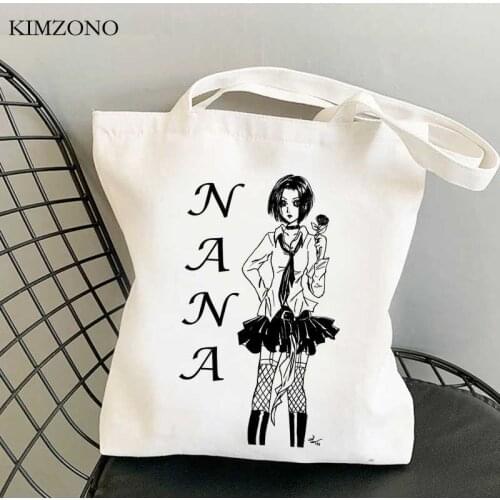 Nana Osaki shopping bag bolsa reusable tote cotton shopper bag sac cabas bolsa compra fabric shoping sac tissu