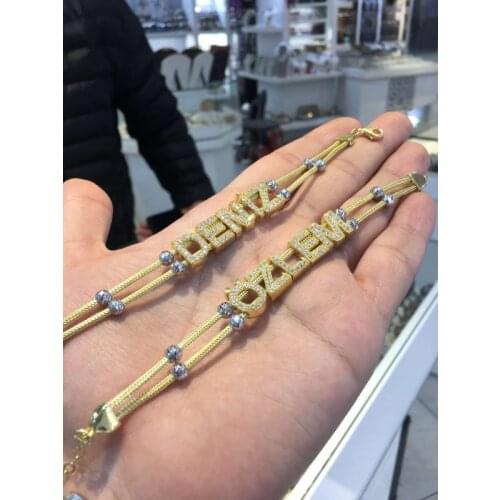 Name The Stony Yarn Cord Bracelet