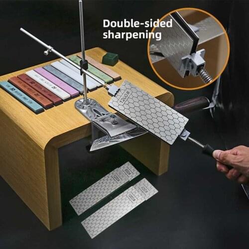 NEW Knife Sharpener Professional Diamond Sharpening Stone Whetstone Kitchen Tools Accessories Gadgets Grinding Set Ruixin Pro