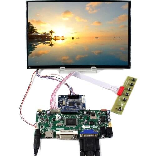 M.NT68676.2A HD MI VGA DVI LCD Controller Board B101UAN01.A 10.1inch 1920X1200 LCD Screen
