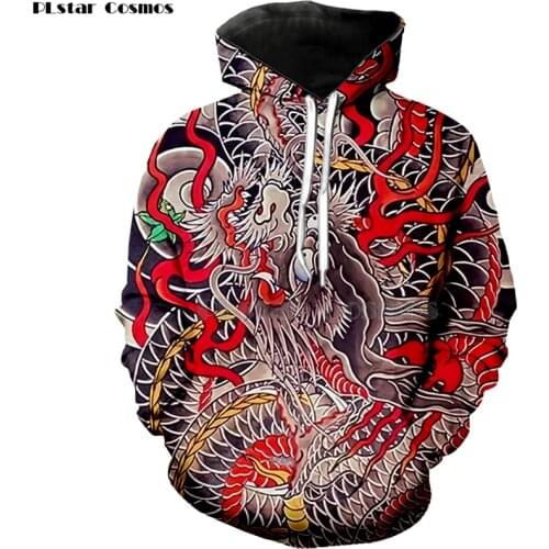 PLstar Cosmos Japanese Luxury Dragon Printed 3D Hoodies Men/Women Harajuku Sweatshirts Cool Hip Hop Pullovers Drop Shipping-3