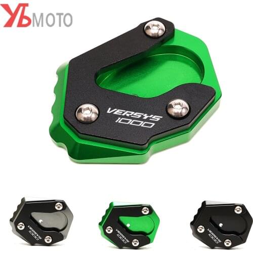 Kickstand Foot Side Stand Extension Pad Support Plate For KAWASAKI VERSYS 1000 VERSYS1000 2015-2019 2020