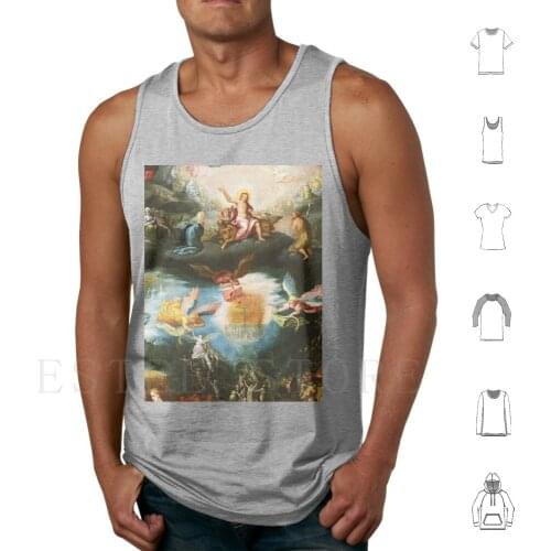 Full Size Judgement Day-Frans Francken Ii Tank Tops Vest Cotton Vintage Horror Goth Weird Hex Hexane Scary Demonic Pagan Evil