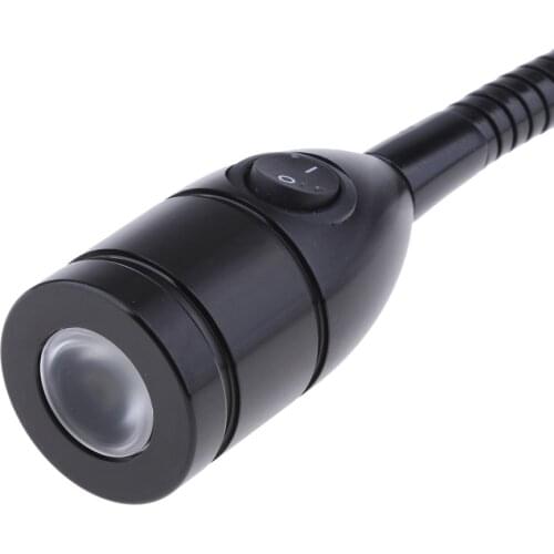 Marine Boat RV LED Integrated Reading Swivel Lights Desk Lamp 12V Lamp head with push button switch