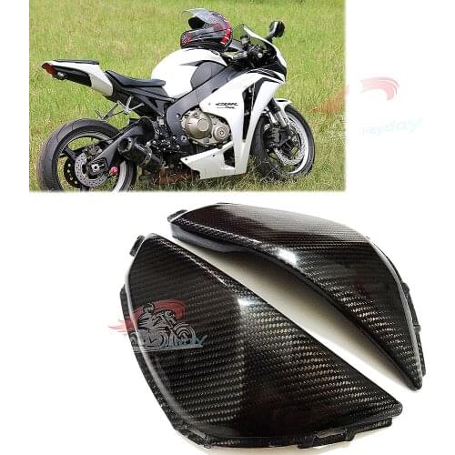 Carbon Fiber Gas Tank Side Panel Cover Fairing For 2008 2009 2010 2011 Honda CBR1000RR