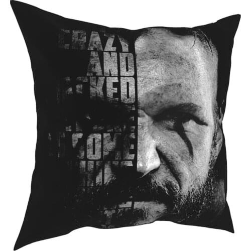 Vikings Valhalla Floki Quote Odin Square Pillow Case Polyester Decorative Pillow Vintage Pillowcase