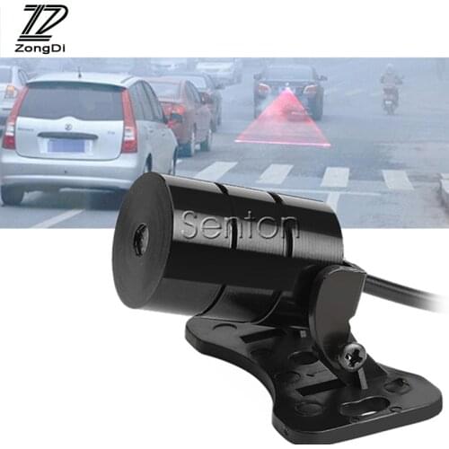 ZD 12V For Audi A4 B7 B5 A6 C6 Q5 Honda Civic 2006-2011 Fit Accord CRV Car Strobe Warning Laser Tail Fog Lights LED Stickers