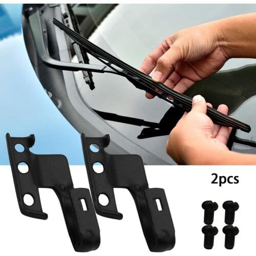 2Pcs Windshield Wiper Arm Kit Universal Front Windshield Wiper Blade Arm Adapter Mounting Kit for Toyota Honda Jeep Subaru BMW