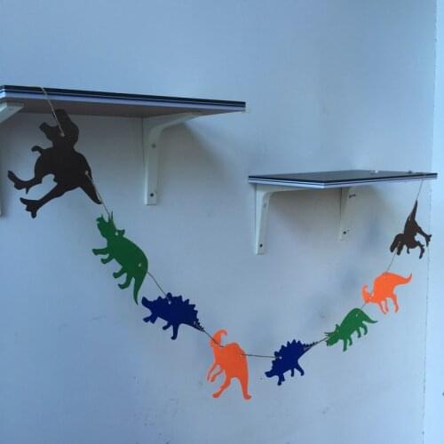 3m Cartoon Dinosaur Banner Pennant Garland Kids Boy Baby Shower Birthday Party Bunting Decoration Festival Take Photo Tools Gift