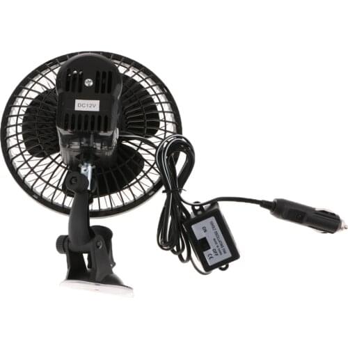 6 Inch 12V Car SUV Truck Cooling System Electric Fan W/ Lighter