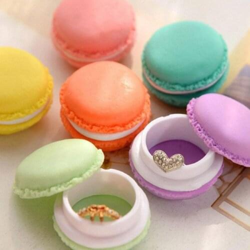 6 Pcs/lot Mini Candy Color Macaron Storage Box Candy Organizer for Jewelry Earring Living Essential Portable Gift Package Box