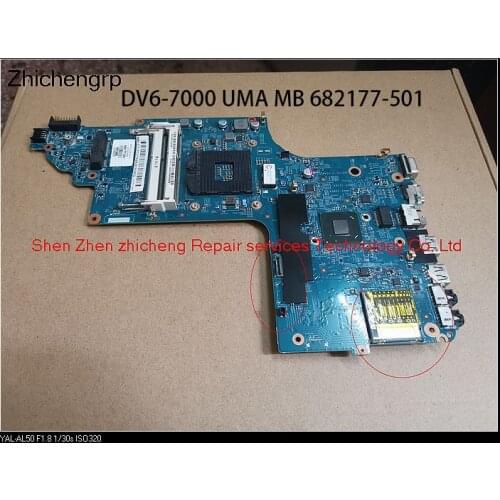 For HP Pavilion DV6-7000 motherboard Goya Balen 1.0 UMA MB 11276-2 48.4ST04.021 682177-501 HD4000 DDR3 Integrated graphics