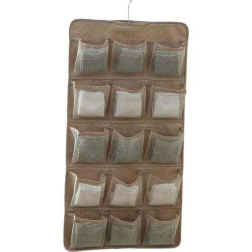 Double Sided Underwear Hanging Organizer Solid Color Oxford Cloth Storage Bag Storage Organizer Storage Box Wall-Mount