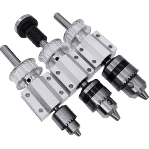 JTO/B10/B12/B16 Electric Drill No Power Spindle Assembly DIY Woodworking Cutting Grinding Small Lathe Trimming Belt Drill Chuck