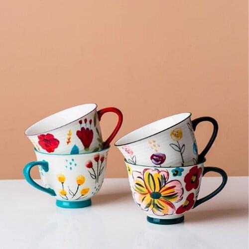 European retro Mori ceramic mug high value water cup couple coffee cup mugs coffee cups