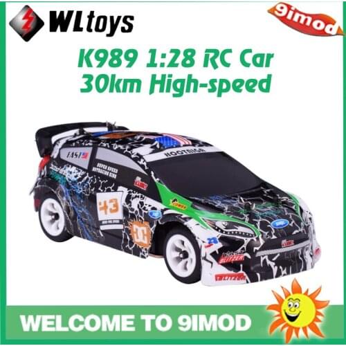Hot Wltoys K989 RC Car 1:28 Four-wheel 4WD Drive Off-road 2.4G Remote Control Alloy Chassis 30km High-speed Kids Children Toys