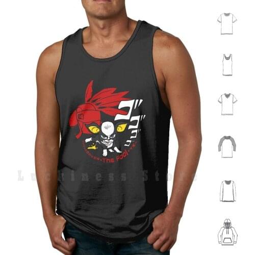 Iggy-The Fool Tank Tops Vest Sleeveless Jojos Bizarre Adventure Iggy The Fool Manga Anime Funny