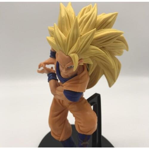 Classic Anime Dragon Ball Character Doll Model Wukong Skill Action Humanoid Accessories Color Box Children Christmas Gift 16cm