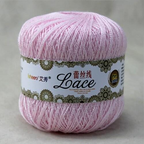 Hot Sale Spring Autumn Lace Rope Cotton Crochet Knitting Thread Authentic High Quality Weight 50g