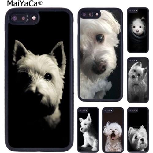 MaiYaCa West Highland White Terrier Phone Case Cover For iPhone X XR XS 11 12 Pro MAX 5 6S 7 8 Plus Samsung Galaxy S7 S8 S9 S10