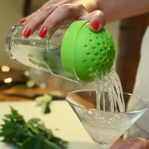 Multifunctional Food Grade Silicone Mini Funnel Lid Household Gadgets Tools Filters Colander Strainer Kitchen Accessories CF-256