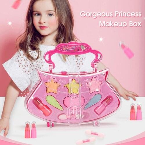 Girls Princess Makeup Set Baby Kids Simulation Party Toys New Year Gift Makeup Box Baby Kids Christmas Present