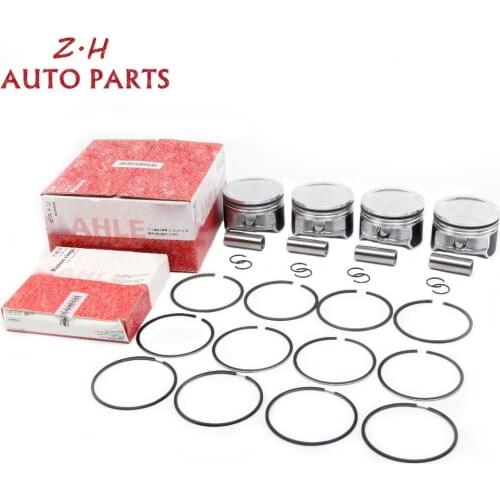 NEW 4Pcs 81.0mm 06B 107 065 F STD Piston & Ring Kit For VW Beetle Golf MK4 Jetta Bora Passat B5 Audi A4 TT Pin 19mm 06B107065N