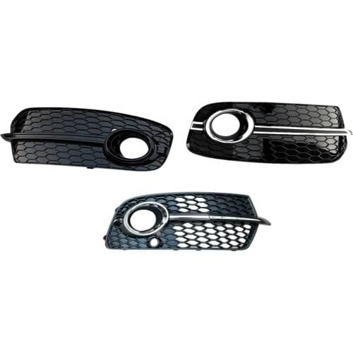 Front Fog Lamp Grille For Audi Q5 2013 2014 2015 2016 2017 Fog Light Frame