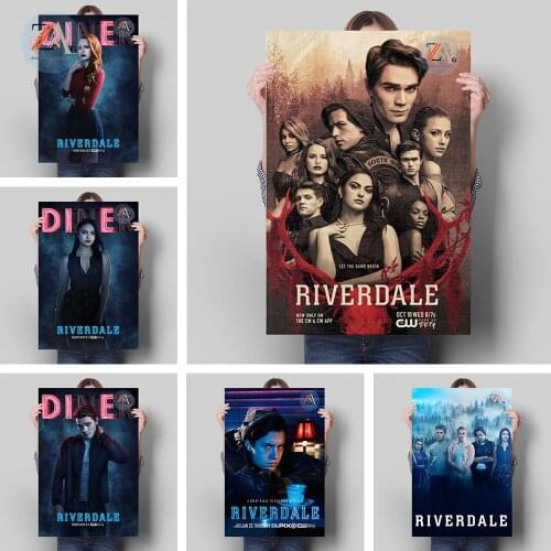 Riverdale TV Characters Movie Poster Picture Canvas Print Cuadros Painting Wall Art Decoration Mural Modern Home Decor No Frame