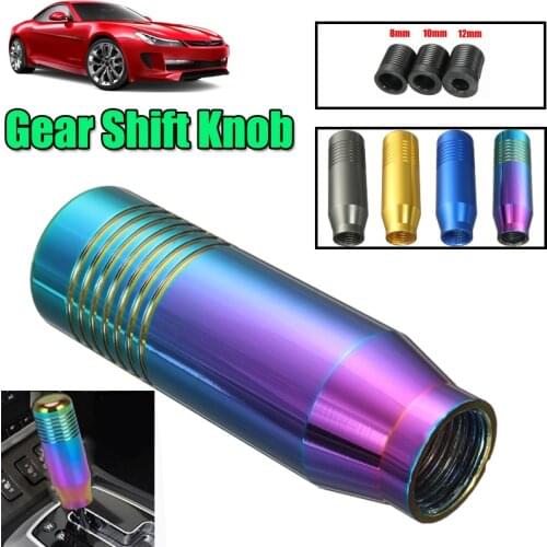 Car Gear Shift Knob Racing Styling Aluminum M10x1.5 Manual Transmission Shifter Lever General For BMW Audi Honda Acura Civic