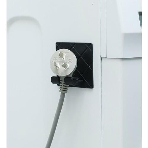 4 Colors Plug Folding Cable Clip Wire Socket Holder Hook Power USB Cords Sort Out Home Kitchen Office Desk Organizer Supply New