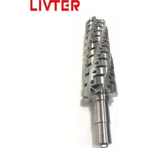 Carbide spiral cutter head with jointer cutter head for customization for thickness and jointer machine