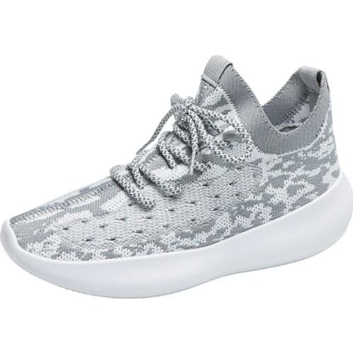 Sneakers Women 2020 New Coconut Shoes Python Pattern Flying Woven Shoes Running Fitness Light Non-slip Wear-resistant Soft Cozy