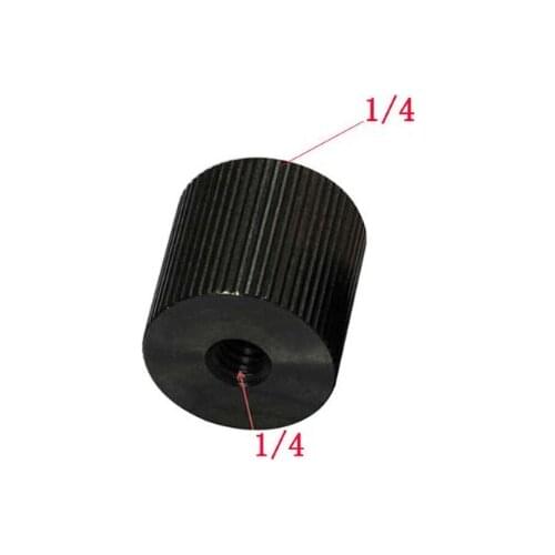 50pcs/lot Metal 1/4 Female to 1/4 Female or 1/4 Female to 3/8 Female Screw for Tripod Magic Arm Camera DSLR Photography Studio