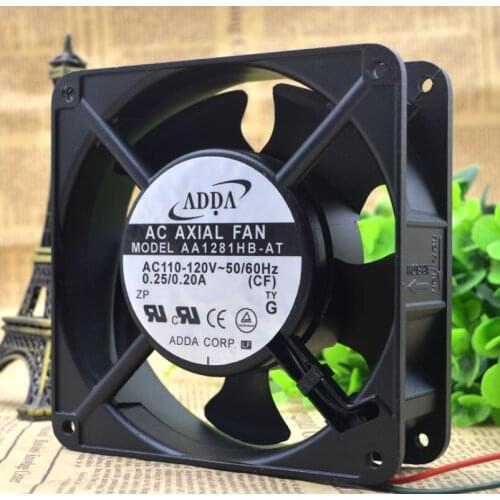 AA1281HB-AT 120 * 120 * 38MM 110V 12CM dual ball bearing cooling fan