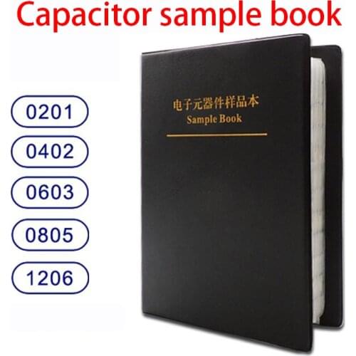 950PCS 2550PCS 4500PCS 0201 0402 0603 0805 1206 Capacitor sample book SMD Assorted Kit 10uf 1nf 100pf 10nf