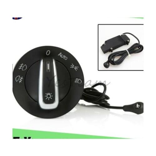 For Skoda Octavia II 2004 2005 2006 2007 2008 2009 2010 2011 2013 Fog Lamp Headlight Switch Button Sensor Chrome 1Z0941431K