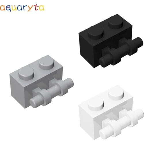 Aquaryta 40pcs Building Blocks Modified 1x2 with Handle Modified Compatible with 30236 Assemble Moc Parts DIY Educational Toys