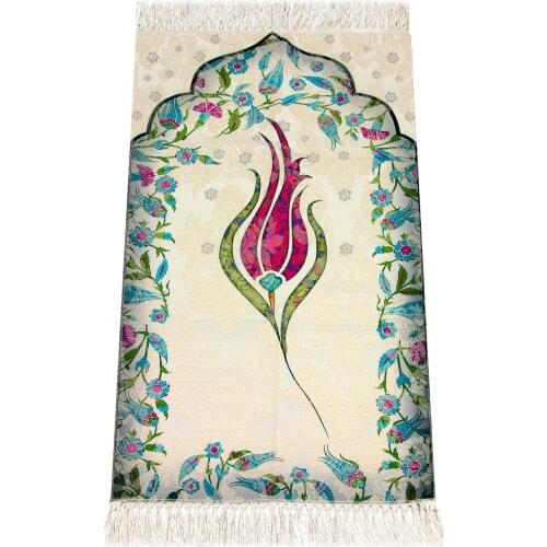 Muslim Prayer Rug for Kids Soft Janamaz Sajjadah Islamic Rug Gift Small Size Carpet Mat Lightweight Easy To Carry