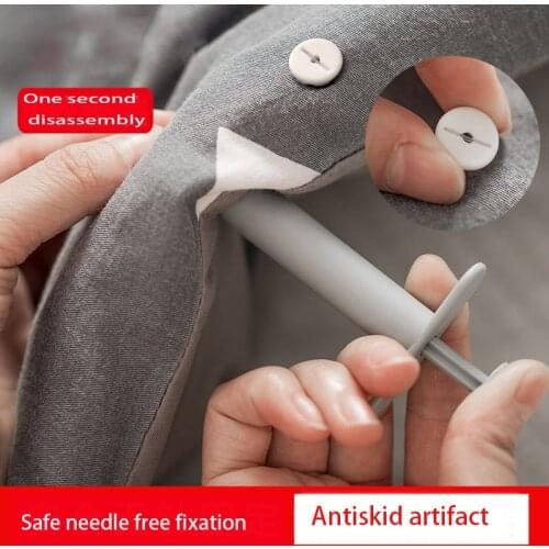 Soft silicone bedspread sheet fixator antiskid down quilt blanket towel clothing storage and finishing fastener clip household a