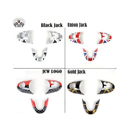 Brand New Nice decoration steering wheel Cover Fashion union Jack style Style Mini Cooper F54 F55 F56 F57 F60 (1PC/SET)